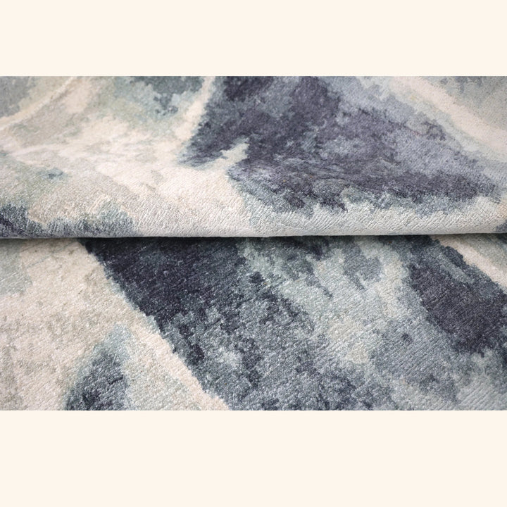 Blue Alchemy Contemporary Silk Rug