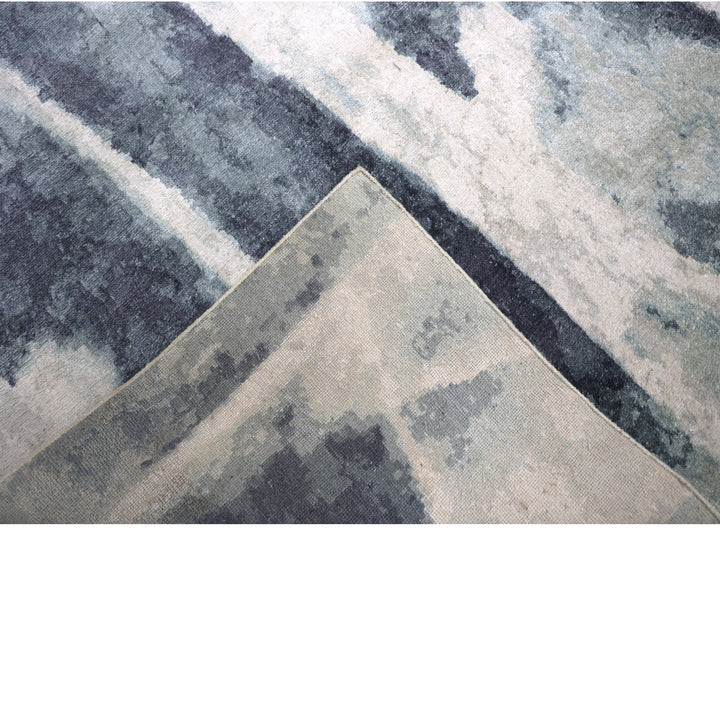 Blue Alchemy Contemporary Silk Rug