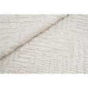 White Moroccan Berber Wool Rug - 8'1" x 9'11"