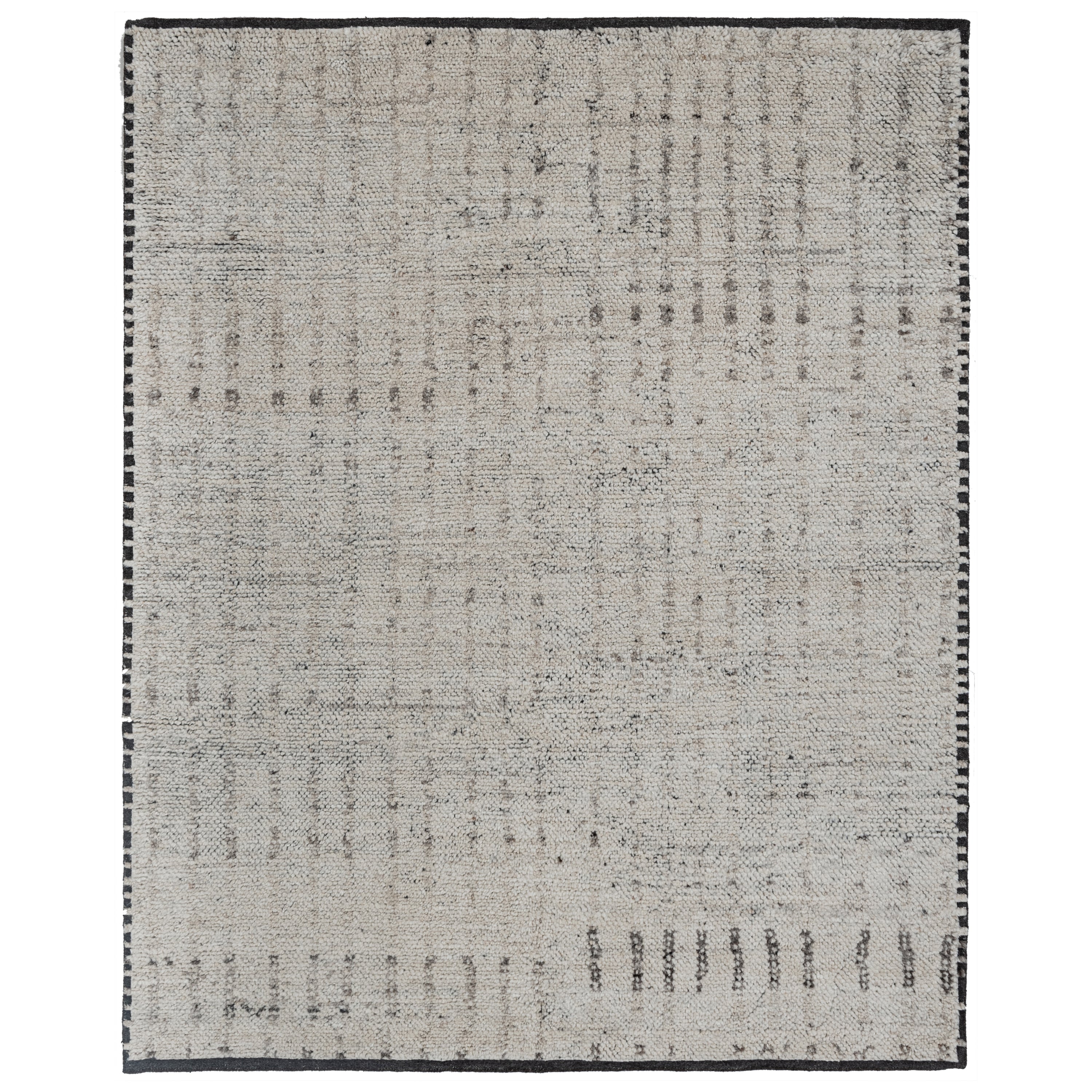 Natural Moroccan Wool Rug - 8' x 10'