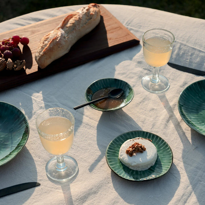 Green Verde Lanza Bread Plate, Set of 2