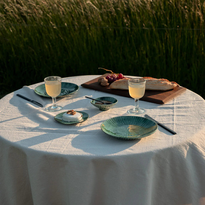 Green Verde Lanza Breakfast Plate, Set of 2