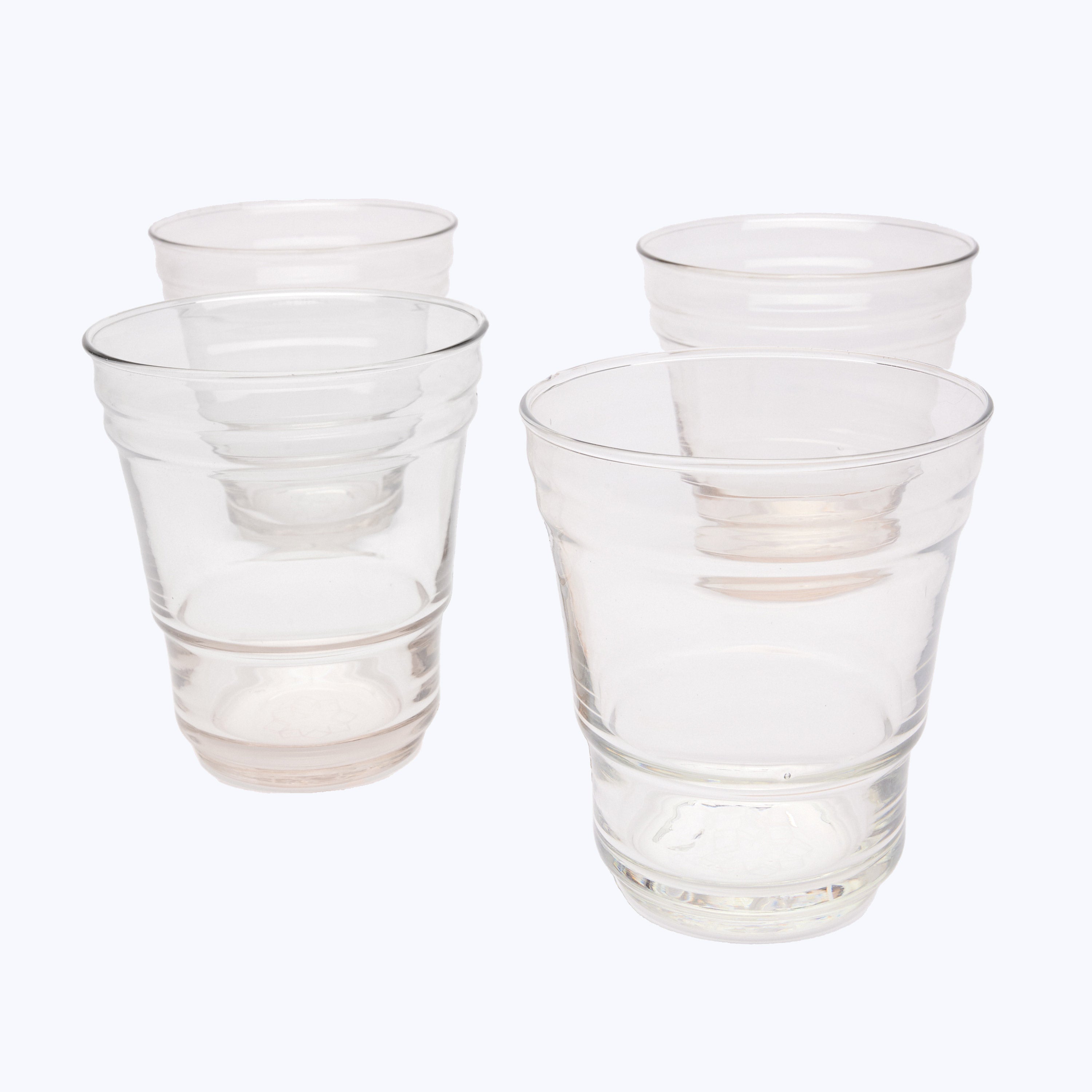 Set of 4 Fantastic-Not-Plastic Tall Glass