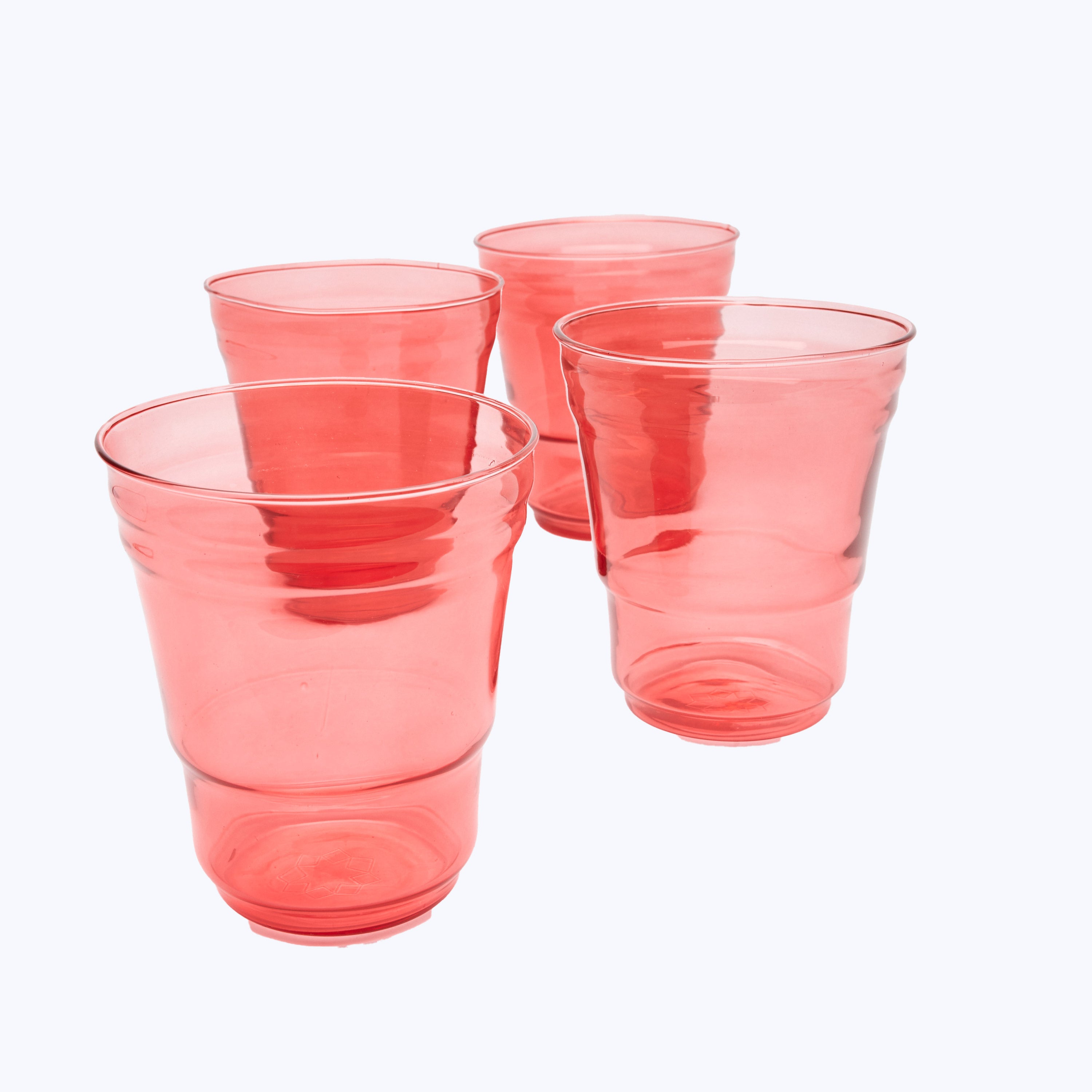 Set of 4 Fantastic-Not-Plastic Tall Glass