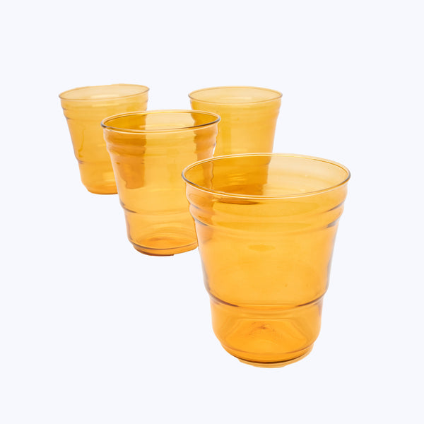 Set of 4 Fantastic-Not-Plastic Tall Glass