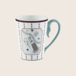 Fortunae Tall Mug, Four-Leaf Clover