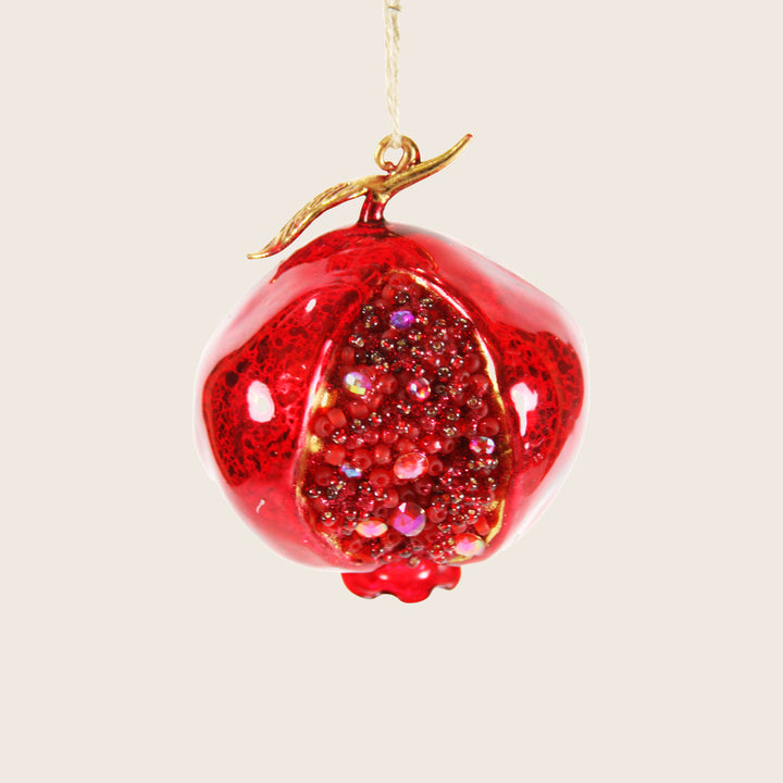 Jeweled Pomegranate Ornament