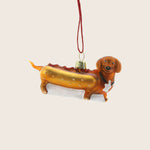 Weiner Pup Hot Dog Ornament
