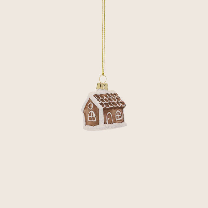 Tiny Gingerbread House Ornament