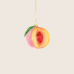 Sugared Peach Ornament