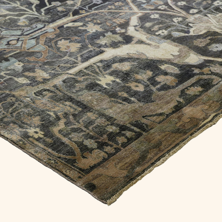 Black Alchemy Contemporary Silk Rug - 9'8" x 12'3"