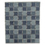 Blue Swedish Inspired Flatweave Wool Rug - 8'2" x 9'9"