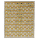 Yellow & Orange Swedish Inspired Flatweave Wool Rug - 8' x 9'10"