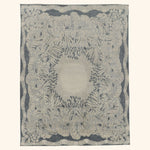 Grey Contemporary Wool Cotton Rug - 9'3' x 12'1"