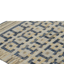 Blue & Yellow Swedish Inspired Flatweave Wool Rug - 9'2" x 12'4"