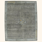 Grey Traditional Wool Silk Rug - 8'1" x 10'1"