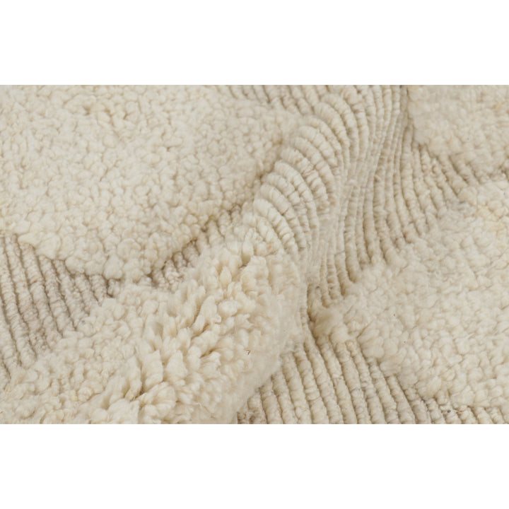 Ivory Moroccan Wool Rug - 9'3" x 12'