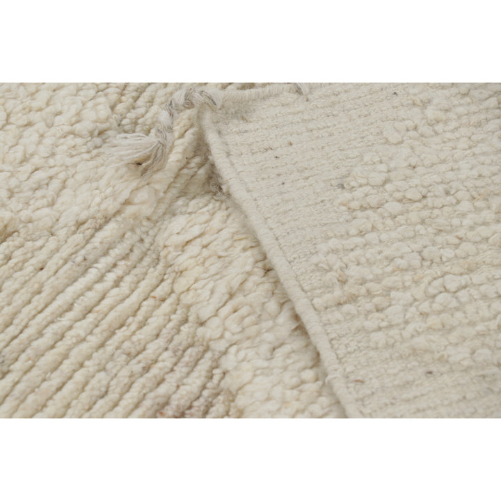 Ivory Moroccan Wool Rug - 9'3" x 12'