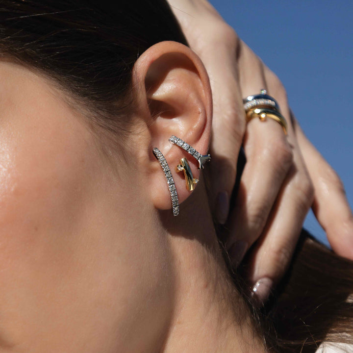 Drop Diamond Earrings
