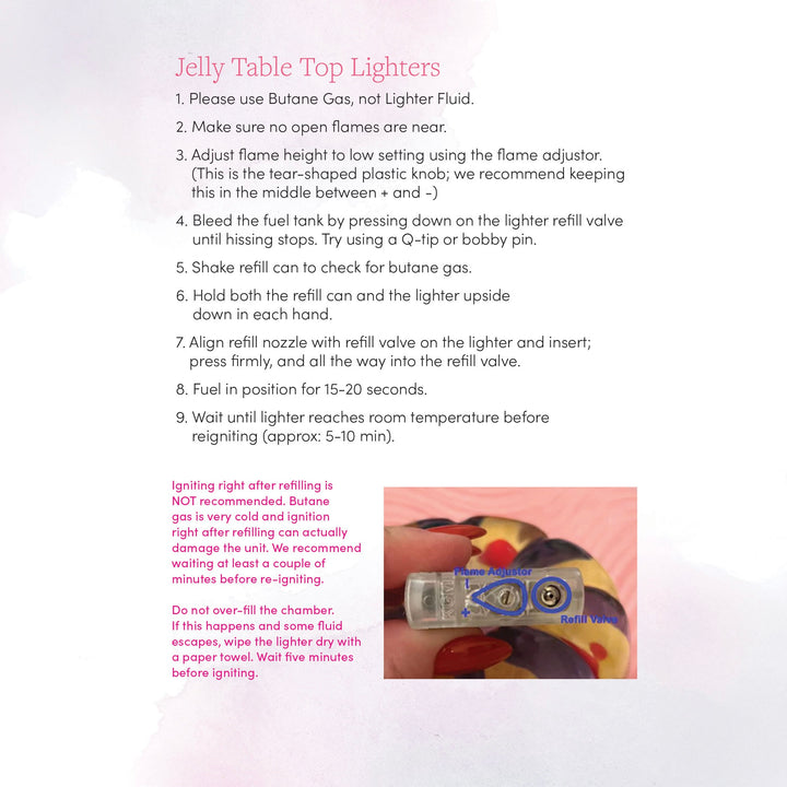 Ladyfinger Cake Tabletop Lighter