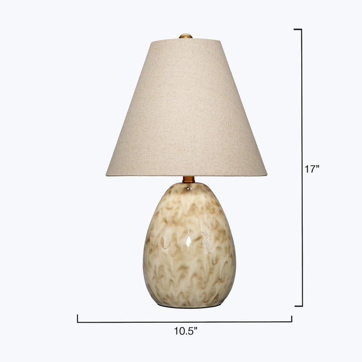 Raindrop Ceramic Table Lamp