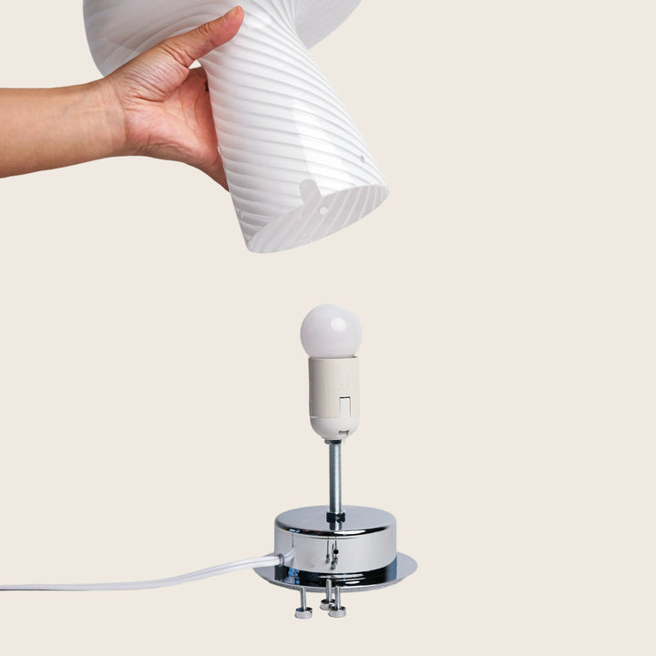 Close Top Petite Mushroom Lamp