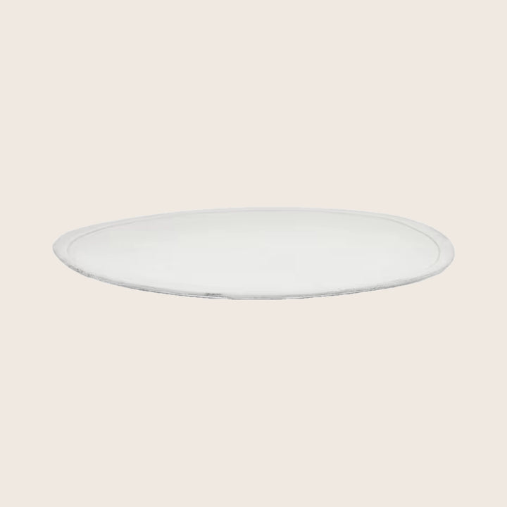 Large Simple Dinner Plate, 10.4"