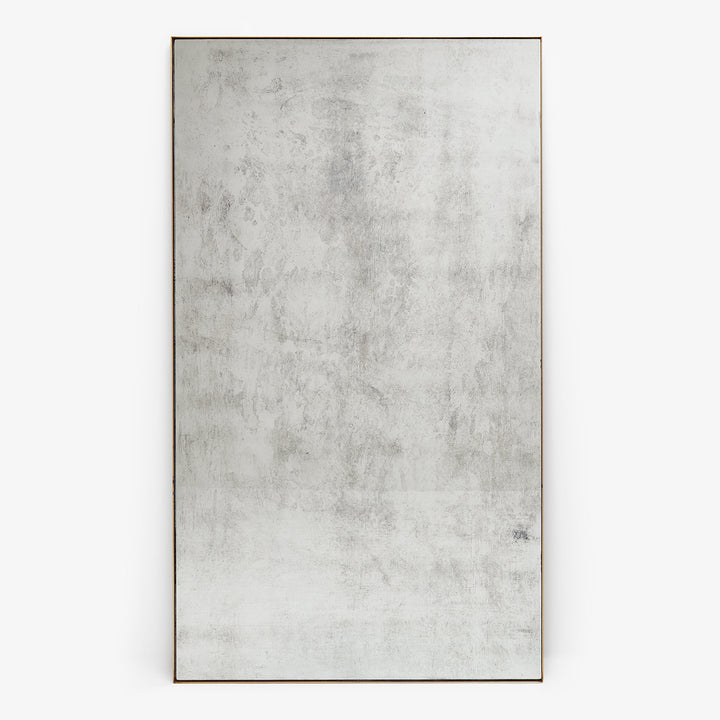 Echo Rectangle Distressed Gold Frame Mirror