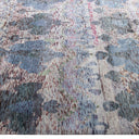 Grey Traditional Ikat Wool Rug - 8'1" x 10'1"