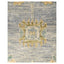 Grey Traditional Wool Rug - 8'1" x 9'8"