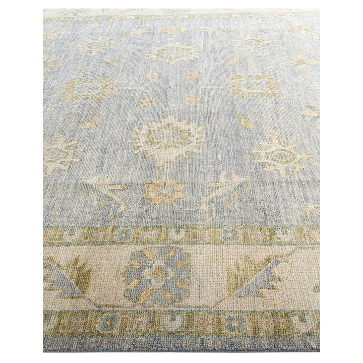Grey Traditional Wool Rug - 8'1" x 9'8" M6271-20