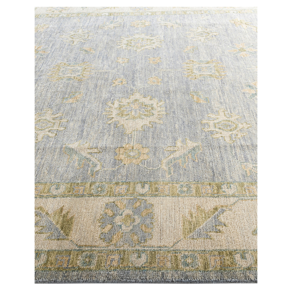 Grey Traditional Wool Rug - 8'1" x 9'8"