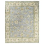 Grey Traditional Wool Rug - 8'1" x 9'8" M6271-20