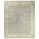 Grey Traditional Wool Rug - 8'1" x 9'8"