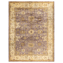 Brown Traditional Oushak Wool Rug - 9'4" x 12'3"