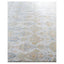 Grey Traditional Wool Slik Blend Rug - 8'1" x 10 4"