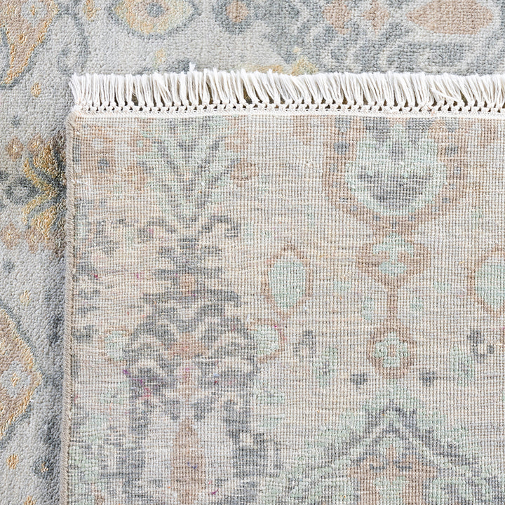 Grey Transitional Wool Silk Blend Rug - 8'1" x 10'4"