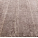 Brown Solid Wool Rug - 9'2" x 12'1"