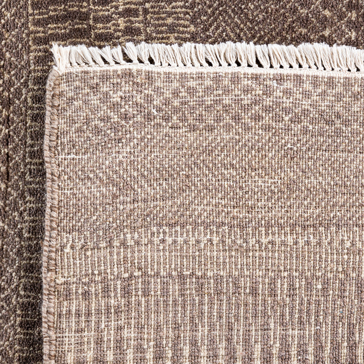 Brown Transitional Wool Rug - 9'2" x 12'1"