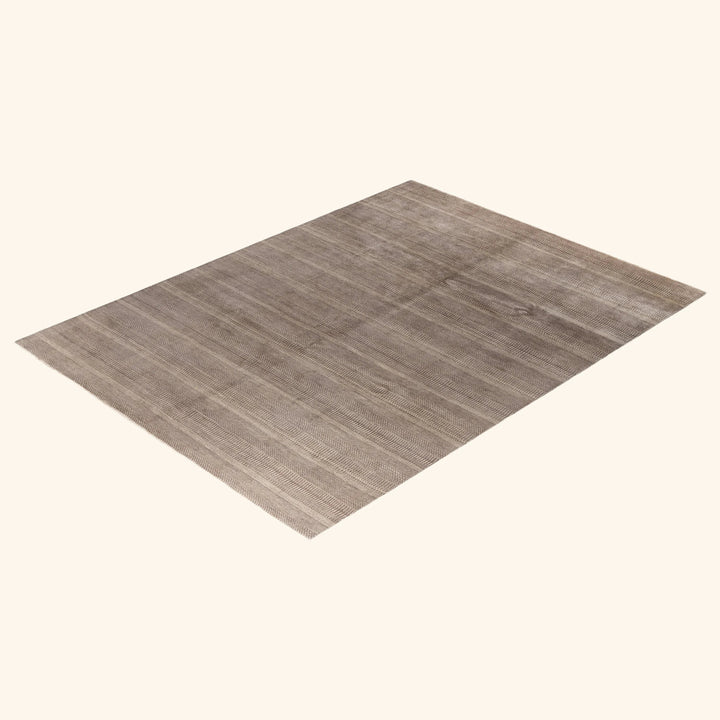 Brown Transitional Wool Rug - 9'2" x 12'1"