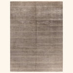 Brown Transitional Wool Rug - 9'2" x 12'1"