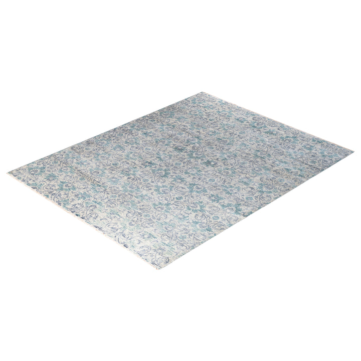 Beige Transitional Wool Rug - 8'1" x 10'3"