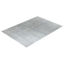 Grey Solid Wool Slik Blend Rug - 9' x 12'4"