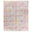 Pink Traditional Wool Slik Blend Rug - 8'2" x 10'1"