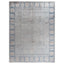 Grey Traditional Wool Slik Blend Rug - 9'2" x 12'2"