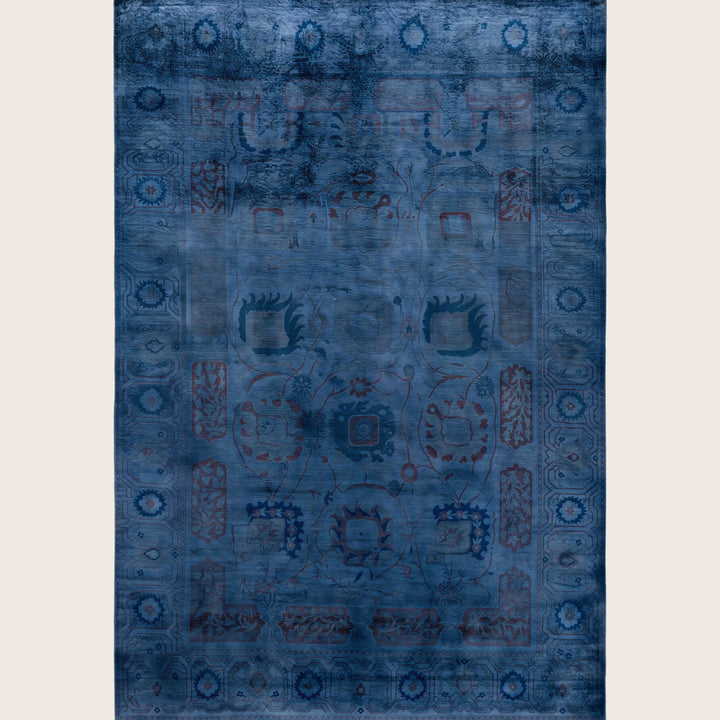 Image for Blue Samsara Wool Rug - 6'1" x 9'4"