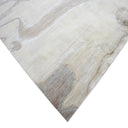 Ivory Contemporary Silk Wool Blend Rug - 8'11" x 12'2"