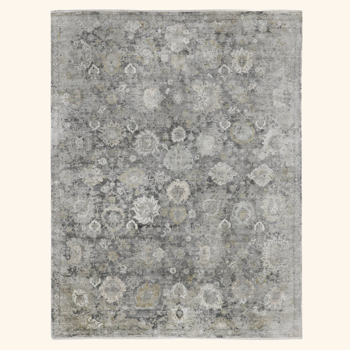Grey Alchemy Transitional Silk Rug