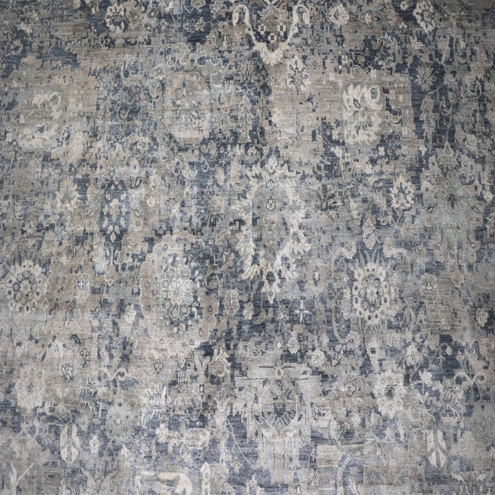 Light Grey Alchemy Transitional Silk Rug