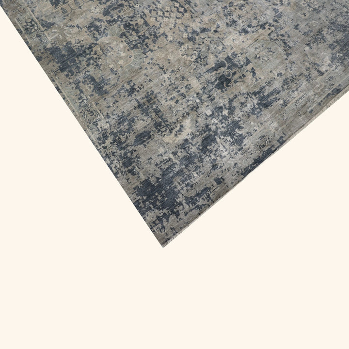 Light Grey Alchemy Transitional Silk Rug